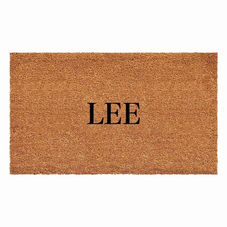 Calloway Mills Personalized Door Mat, Black, Natural, 30 in W x 48 in L 111393048